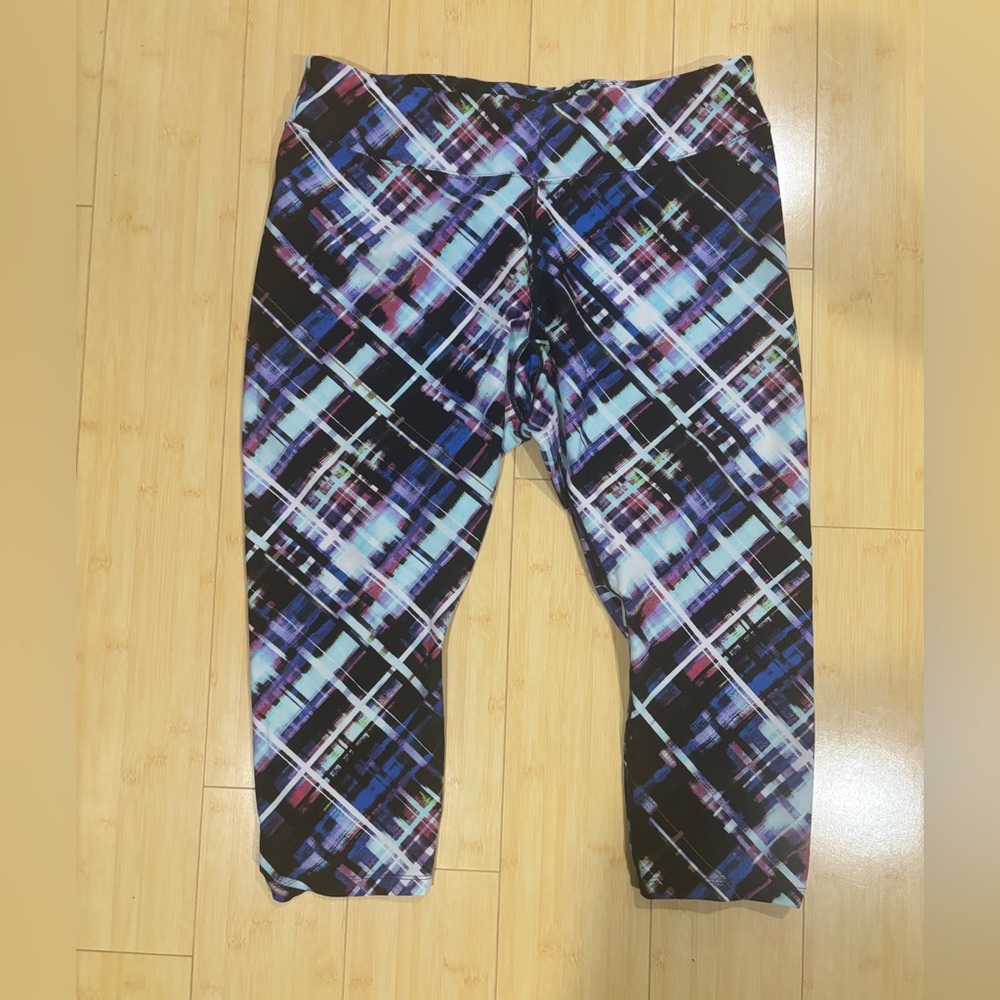 Calvin Klein Performance Abstract Multicolor Leggings